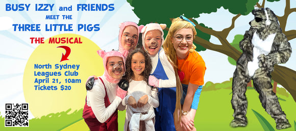 Brand New Musical, a Healthy Living Roadshow for Kids, appearing at North Sydney Leagues APRIL 21st 10am