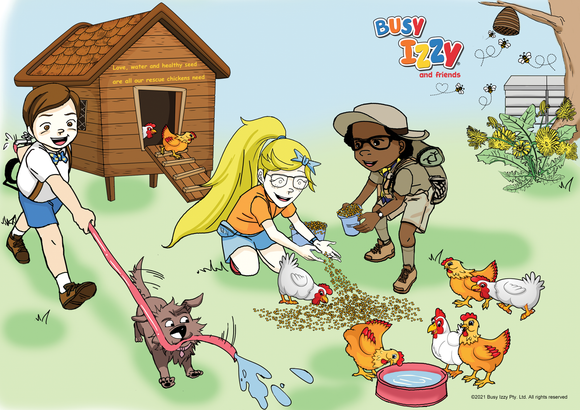 Busy Izzy's Free Range Chickens