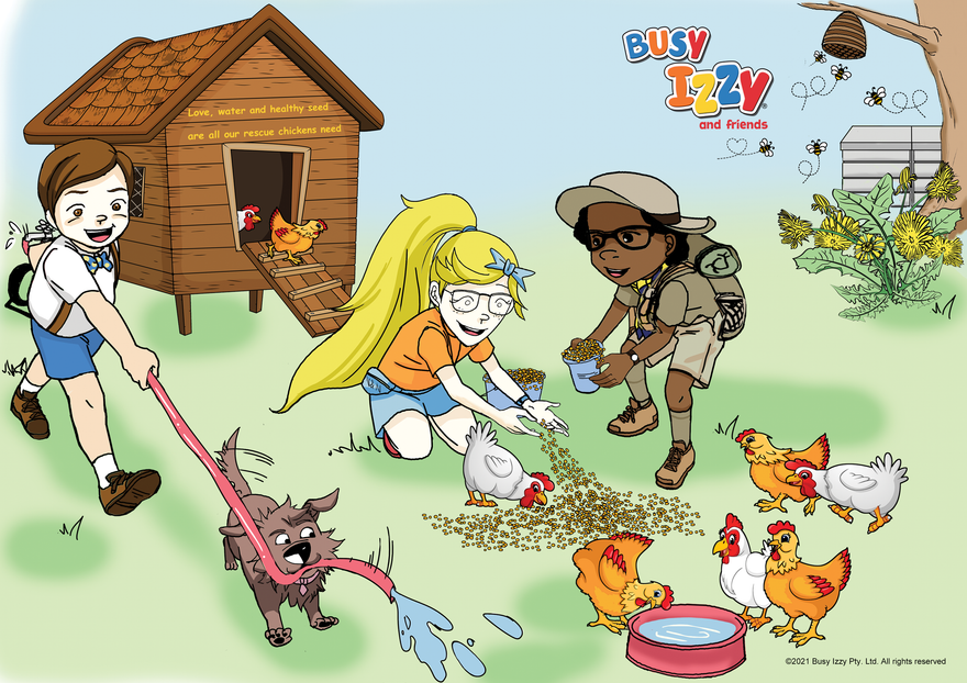 Busy Izzy's Free Range Chickens