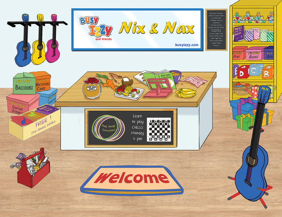 Busy Izzy and Friends New Stage Show Set