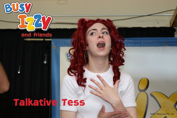 Meet Busy Izzy's friend, Tess